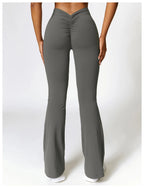 High Waist Flare Leggings — Nylon & Spandex