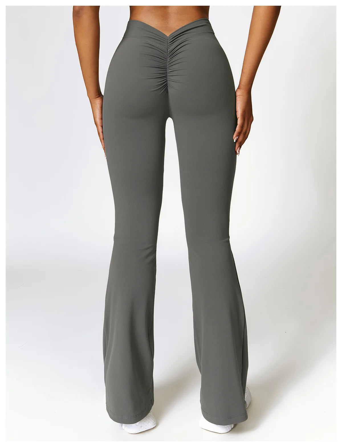 High Waist Flare Leggings — Nylon & Spandex