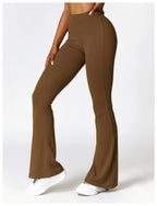 High Waist Flare Leggings — Nylon & Spandex