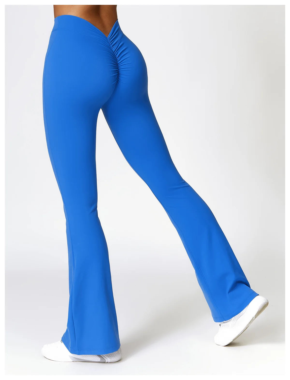 High Waist Flare Leggings — Nylon & Spandex