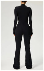 Long Sleeve Fitness Jumpsuit — Polyamide & Elastane