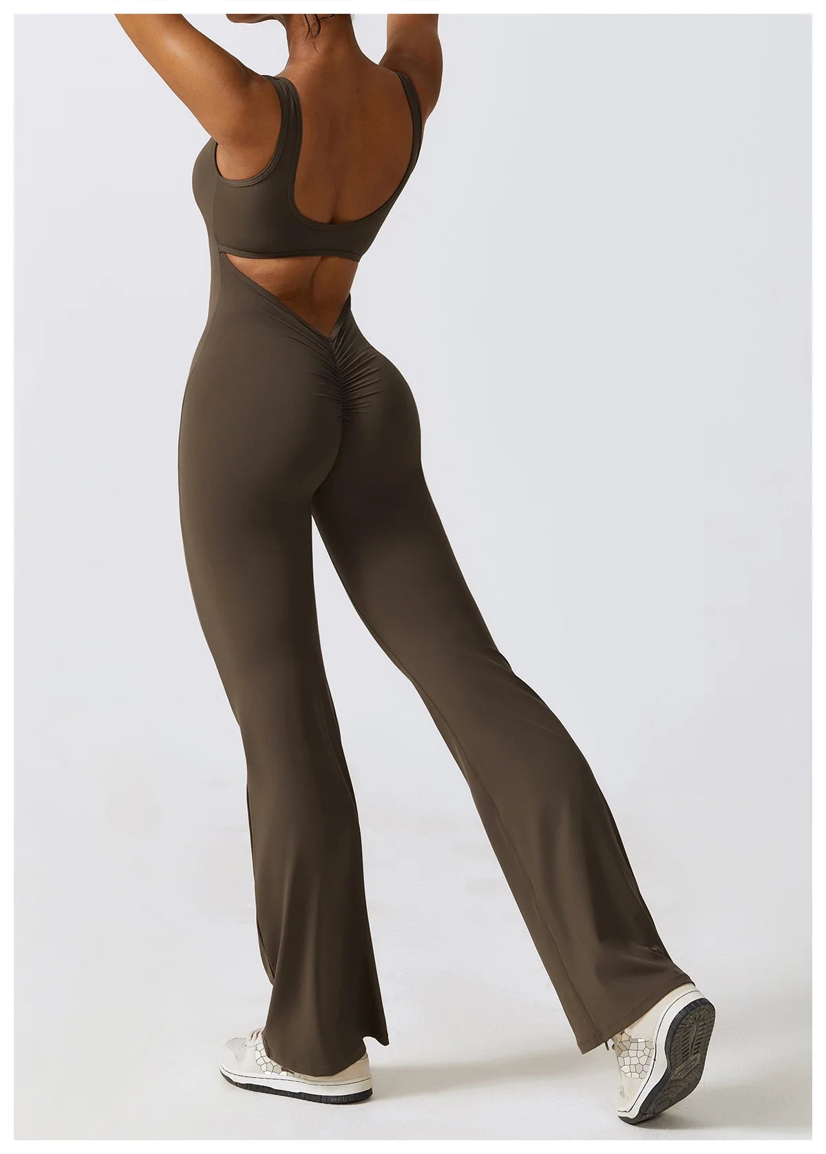 Push-Up Gym Bodysuit — Nylon & Spandex