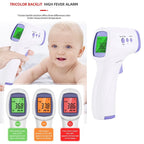 Non-Contact Infrared Forehead Thermometer — LED Display, Baby & Adult