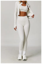 3-Piece Tracksuit Set — Nylon & Spandex