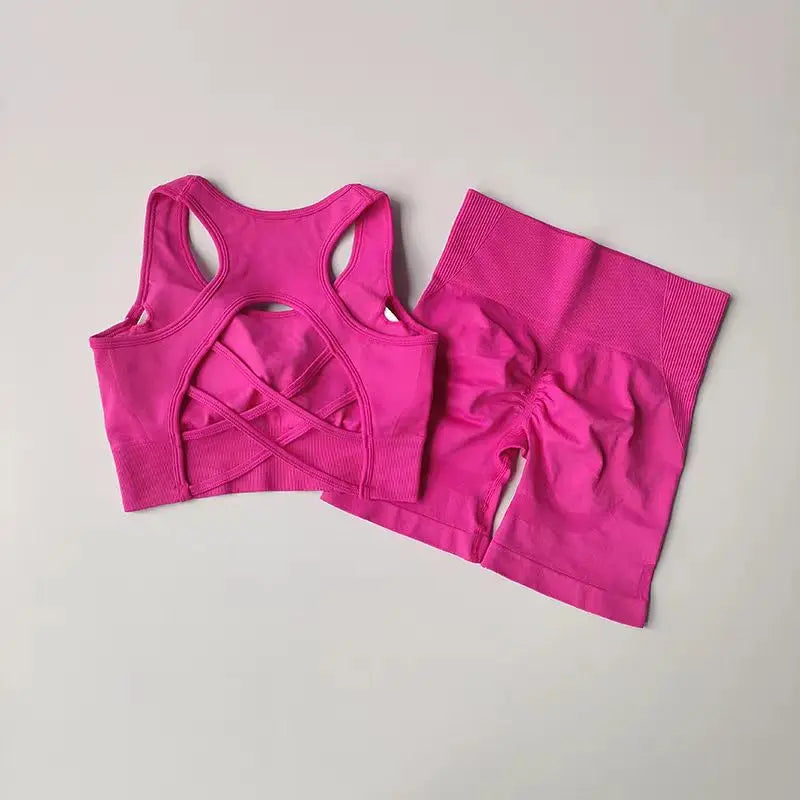 2-Piece Seamless Yoga Set — Nylon & Elastane