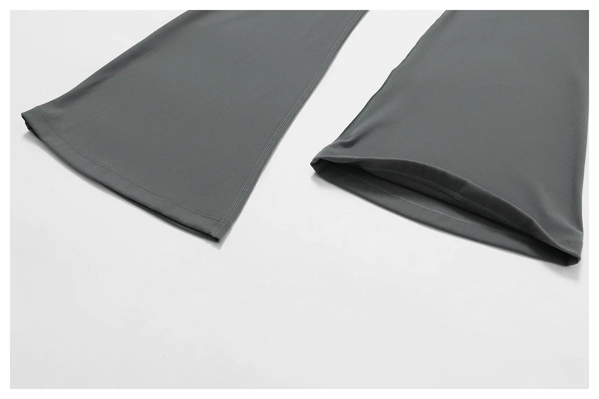 High Waist Flare Leggings — Nylon & Spandex