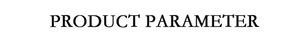 PRODUCT PARAMETER
