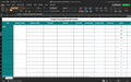 Excel inventory and profit tracker spreadsheet with column headers for products and pricing