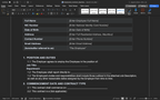 Employment contract template—employment details and position duties section with blanks