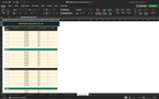 Wedding planner template: wedding seating plan spreadsheet with tables and guest assignments