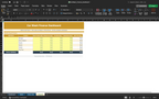 Car wash finance dashboard spreadsheet with payroll table and totals