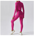 3-Piece Tracksuit Set — Nylon & Spandex