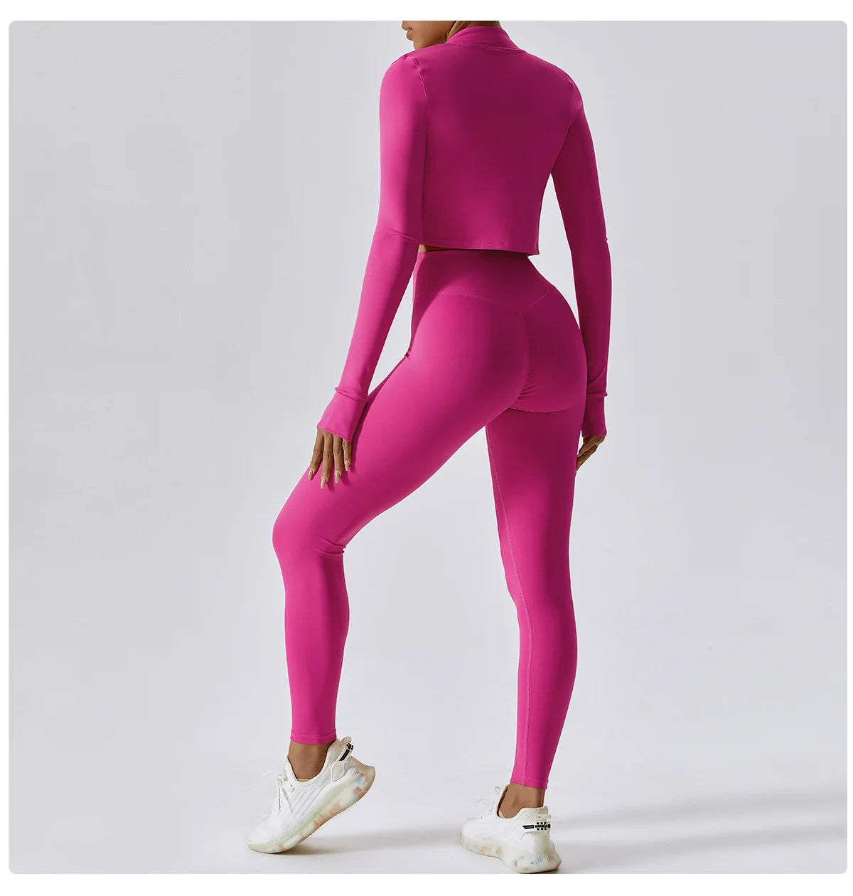 3-Piece Tracksuit Set — Nylon & Spandex