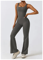 Push-Up Gym Bodysuit — Nylon & Spandex
