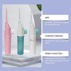 Portable High-Pressure Oral Irrigator — Manual Water Flosser for Teeth Cleaning