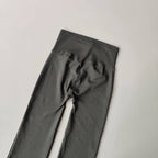 High Waist Micro Flare Leggings — Nylon
