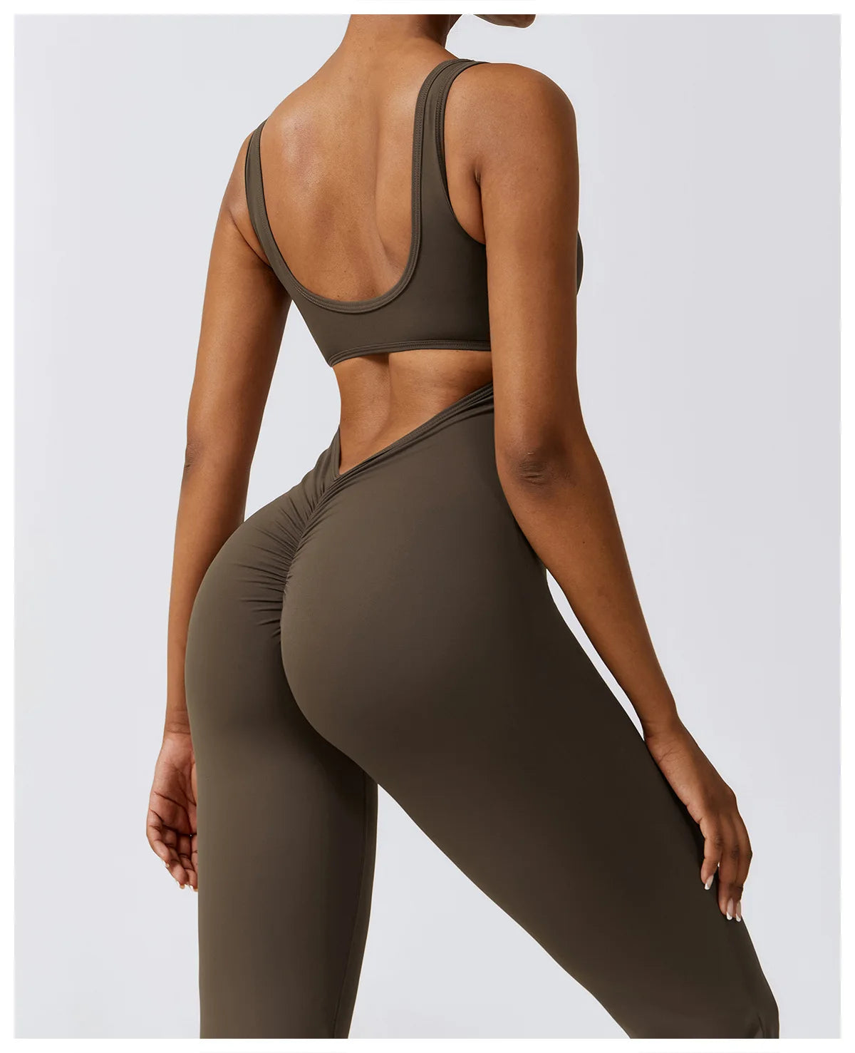 Push-Up Gym Bodysuit — Nylon & Spandex