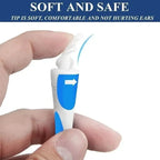 Silicone Ear Wax Remover Tool — 16 Replacement Tips, Safe Spiral Ear Cleaner