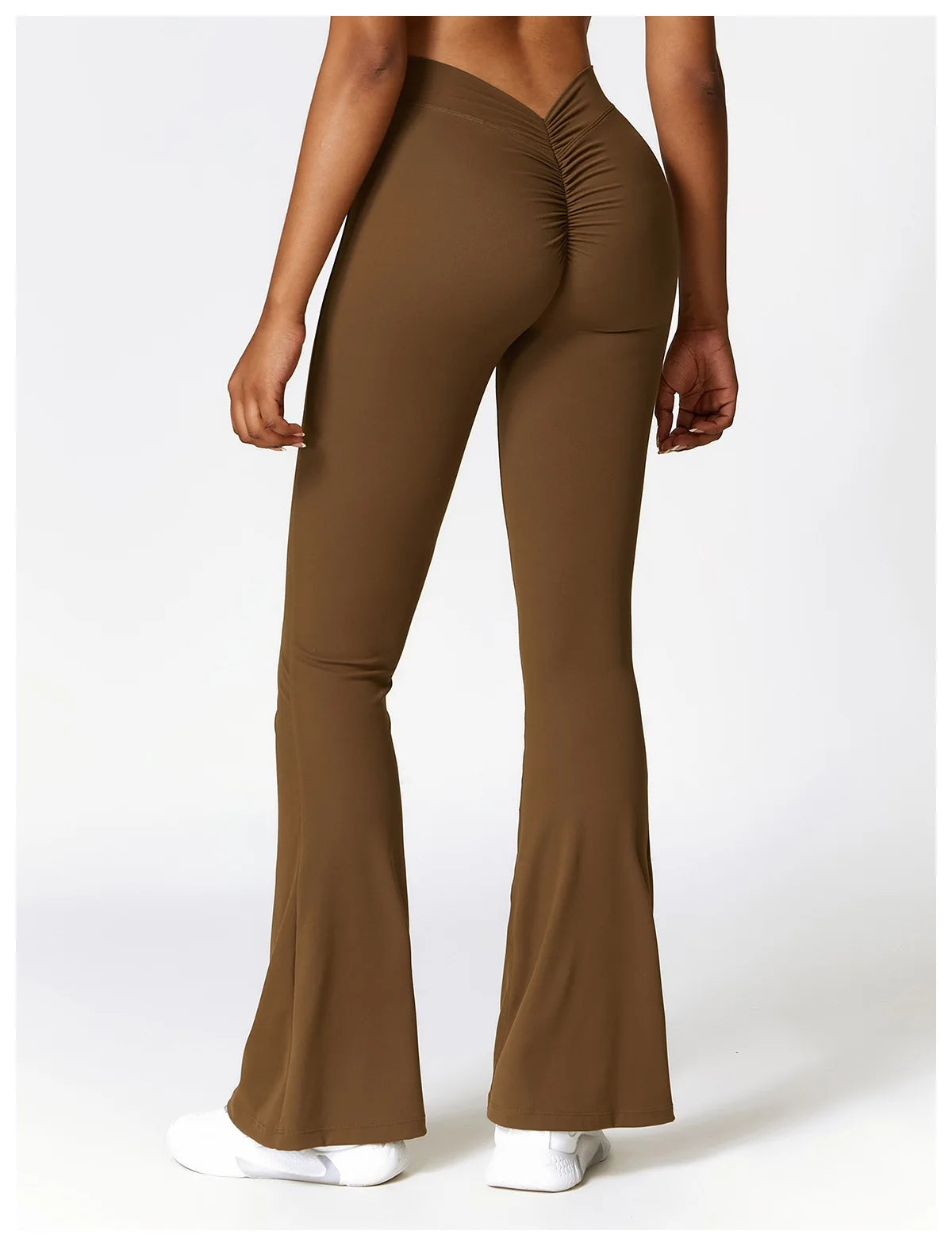 High Waist Flare Leggings — Nylon & Spandex