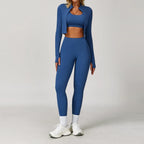 3-Piece Tracksuit Set — Nylon & Spandex