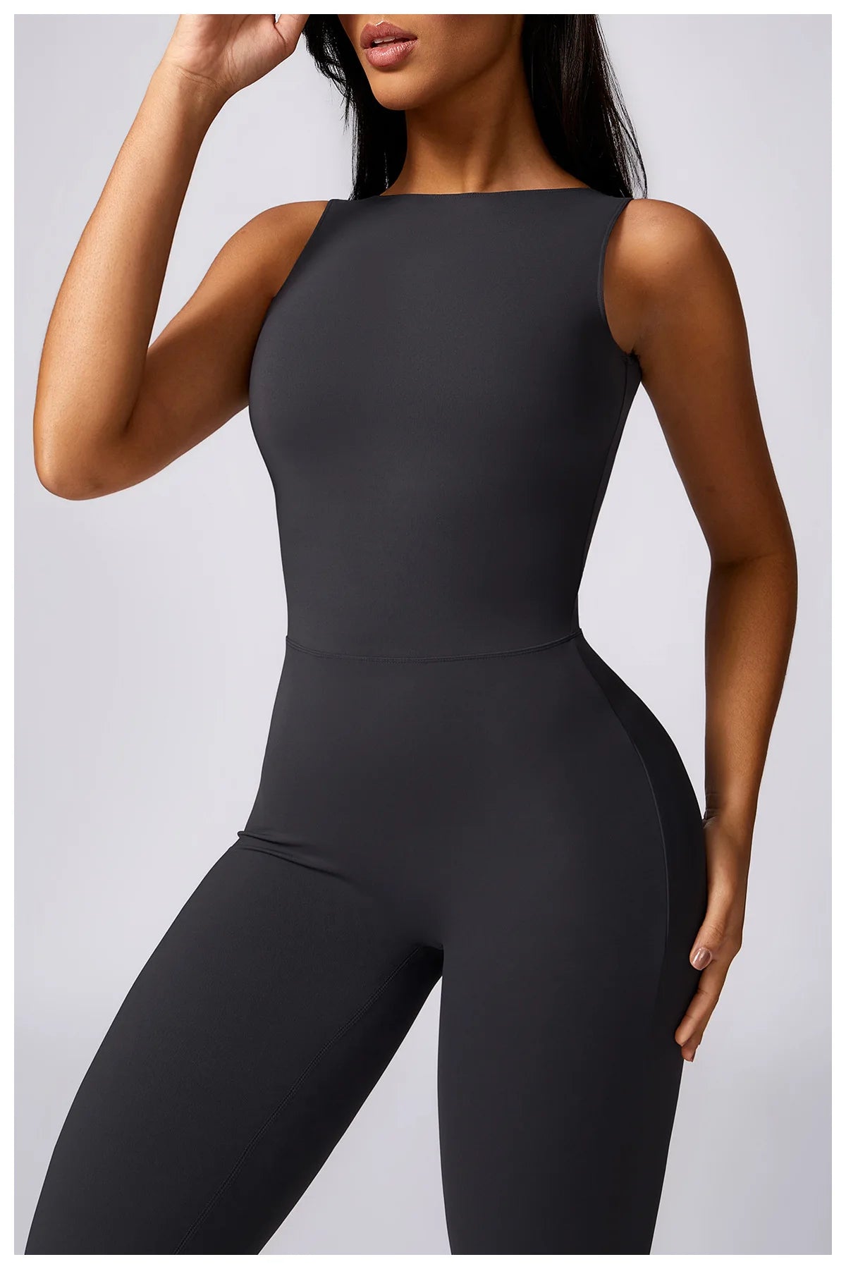 Compression Gym Bodysuit — Nylon & Spandex