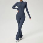 Long Sleeve Fitness Jumpsuit — Polyamide & Elastane