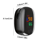Non-Contact Infrared Thermometer & Finger Blood Oxygen Oximeter — LED Display