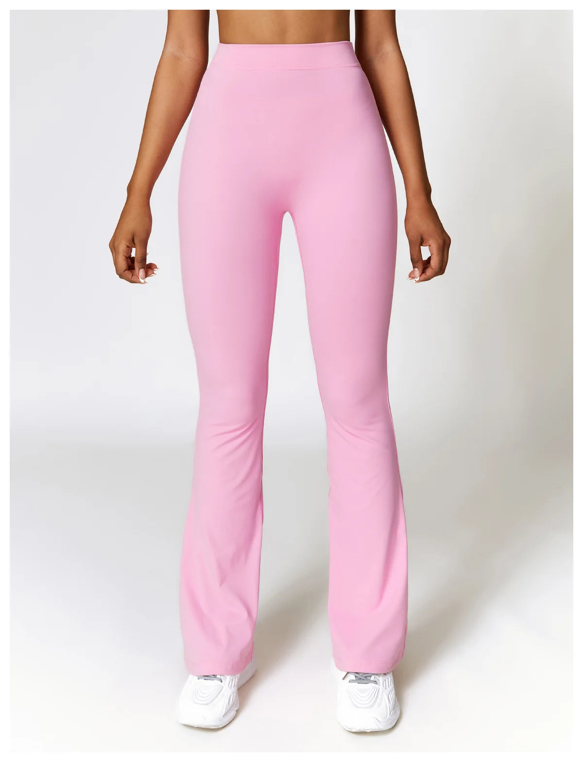 High Waist Flare Leggings — Nylon & Spandex