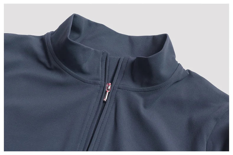 Long Sleeve Fitness Jumpsuit — Polyamide & Elastane