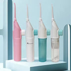 Portable High-Pressure Oral Irrigator — Manual Water Flosser for Teeth Cleaning