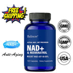 NAD+ Supplements with Resveratrol & Vitamin B3 — Cellular Wellness Boost