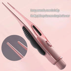 LED Ear Wax Removal Tweezers — Anti-Skid Earwax Cleaning Tool with Light