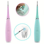 Electric Sonic Teeth Cleaner — Plaque & Tartar Remover for Home Use