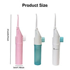 Portable High-Pressure Oral Irrigator — Manual Water Flosser for Teeth Cleaning