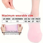 Silicone Moisturising Foot Socks — 2 Pack, Dry & Cracked Heel Care