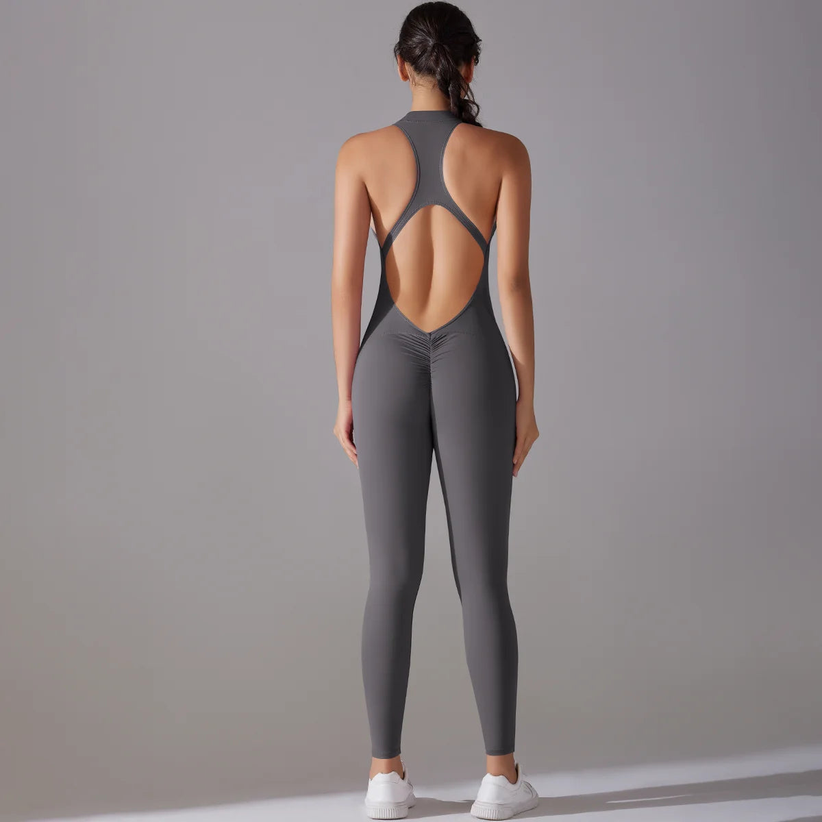 Tummy Control Sports Bodysuit — Nylon