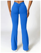 High Waist Flare Leggings — Nylon & Spandex