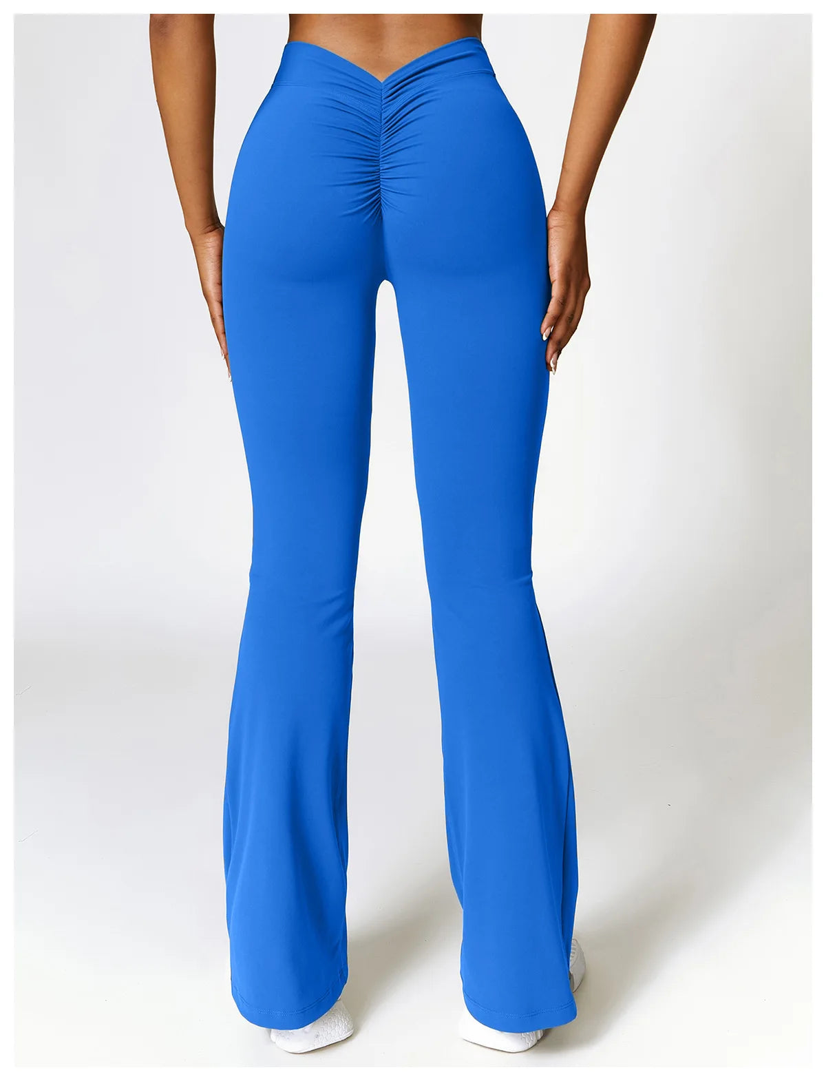 High Waist Flare Leggings — Nylon & Spandex