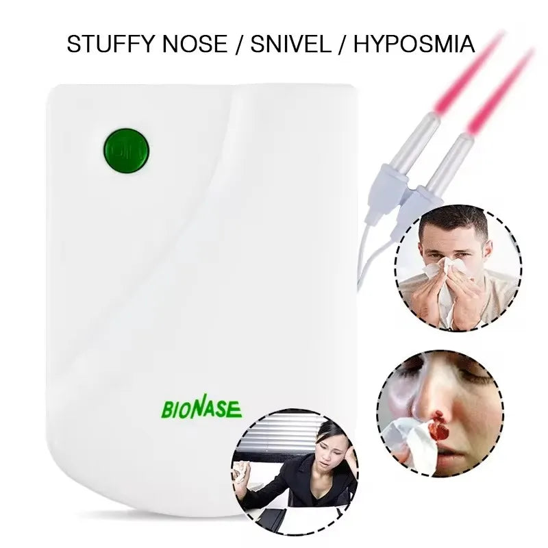 BioNase Laser Therapy Nose Massager — Rhinitis & Hay Fever Relief Device